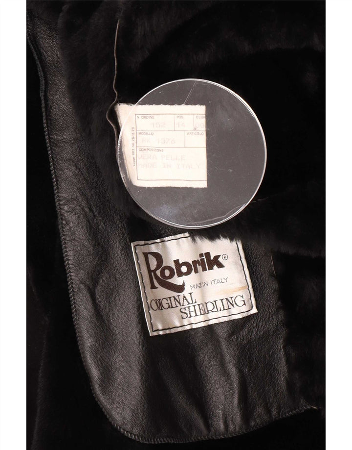 Cappotto a mantella in shearling da donna Robrik IT 44 Marrone medio