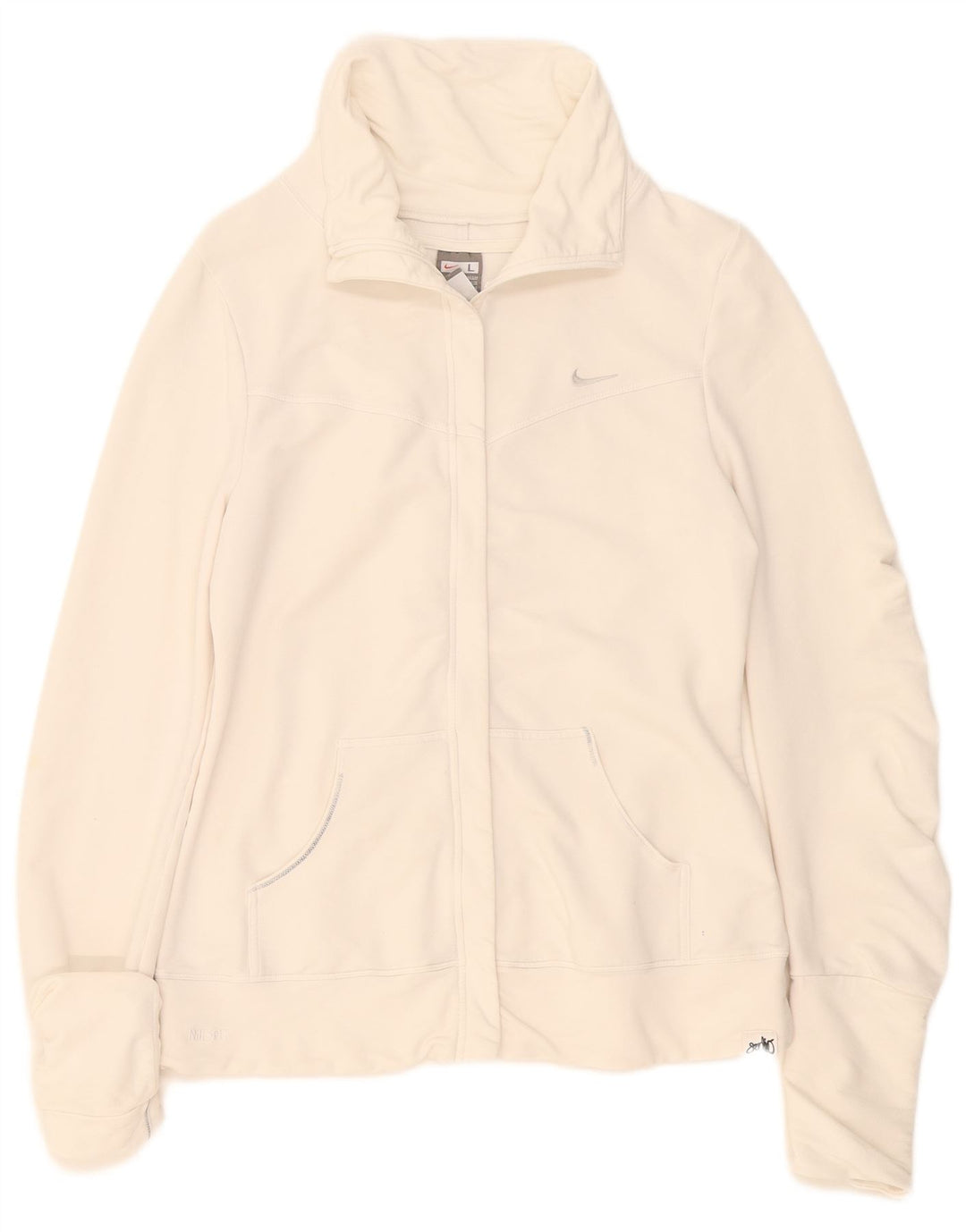 Giacca da tuta da donna Nike UK 14/16 grande bianca