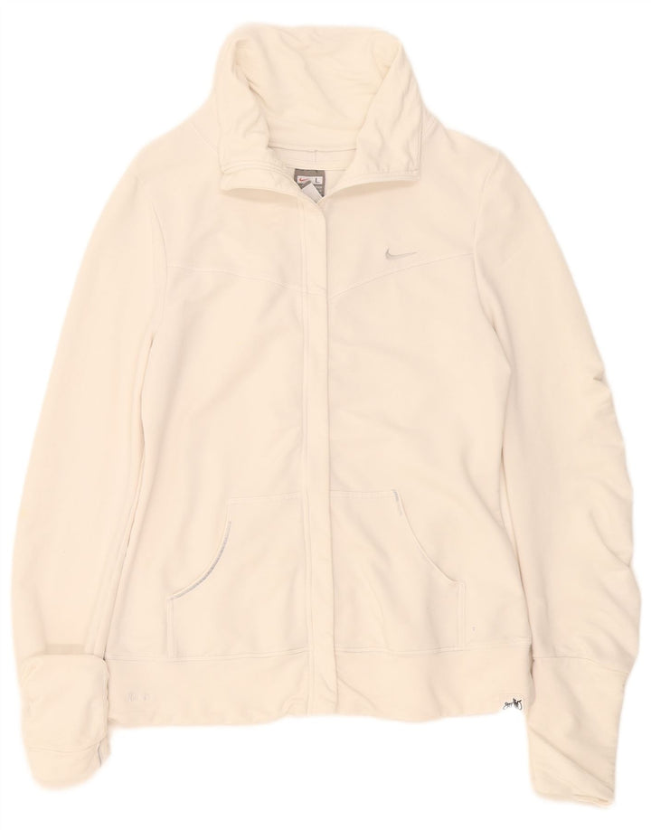 Giacca da tuta da donna Nike UK 14/16 grande bianca
