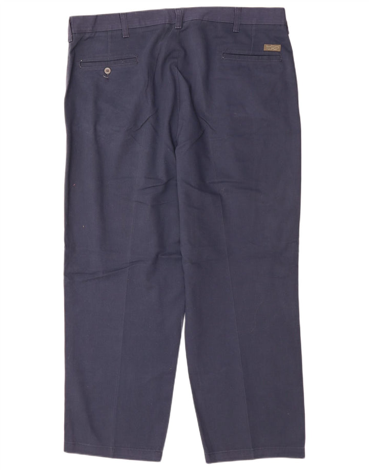 Pantaloni chino dritti da uomo LEE W40 L29 in cotone blu navy