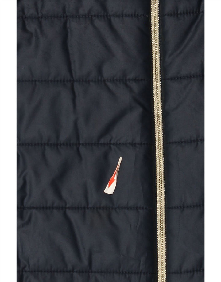Giacca Imbottita Donna Manica 3/4 Enrico Coveri IT 48 XL Poliestere Blu Navy