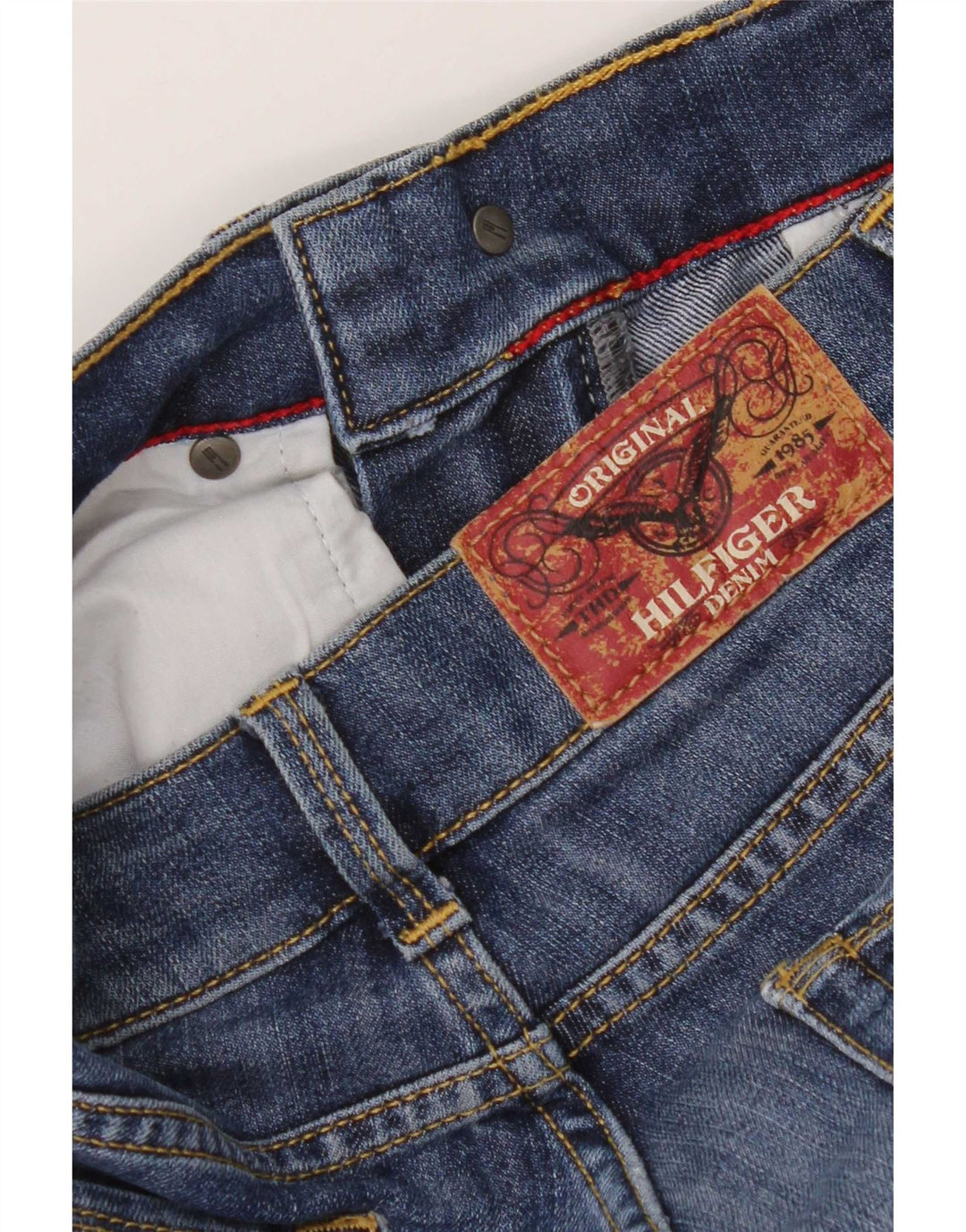 Jeans dritti da donna Tommy Hilfiger W26 L30 Blu