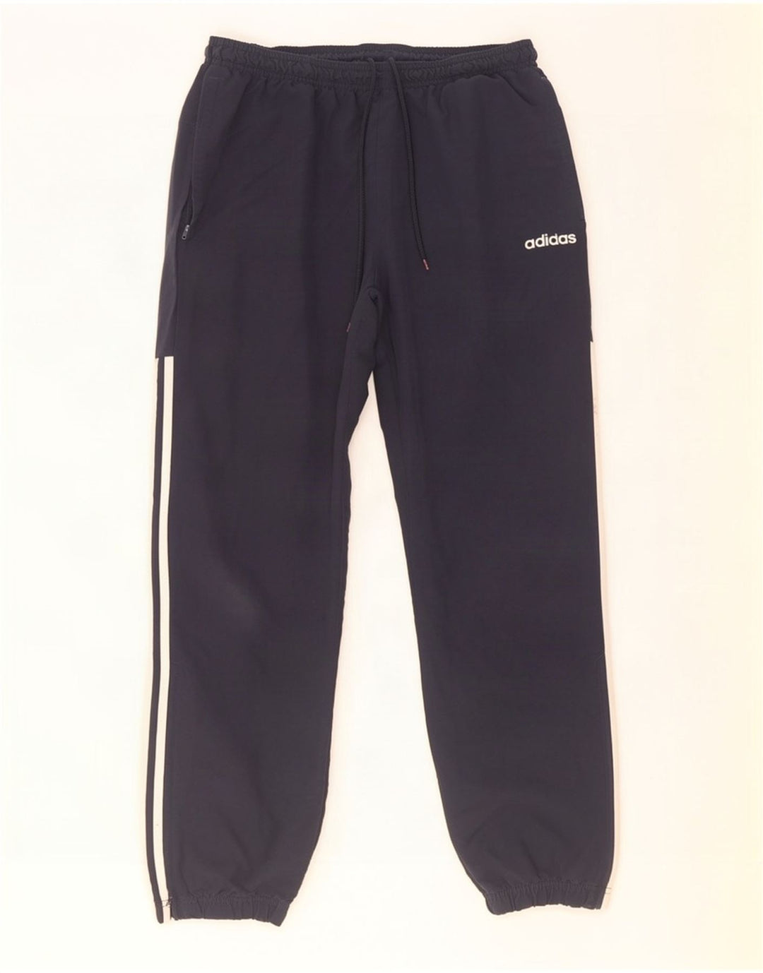 Pantaloni da tuta da uomo Adidas Joggers grandi in poliestere blu navy