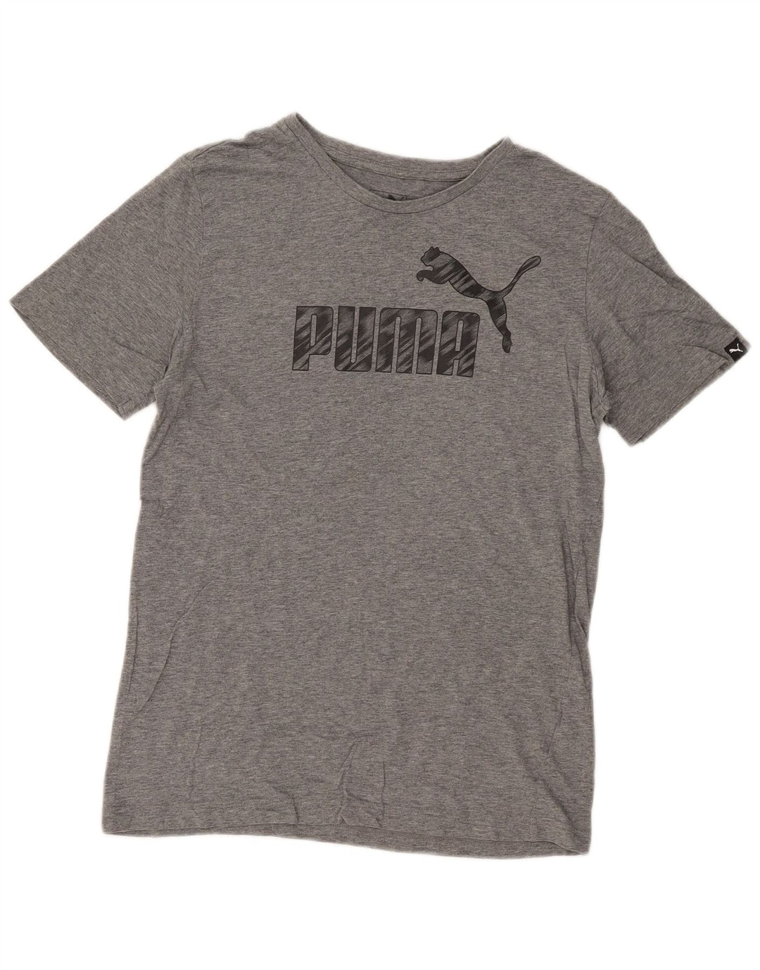 T-shirt grafica da uomo Puma Top piccola grigia
