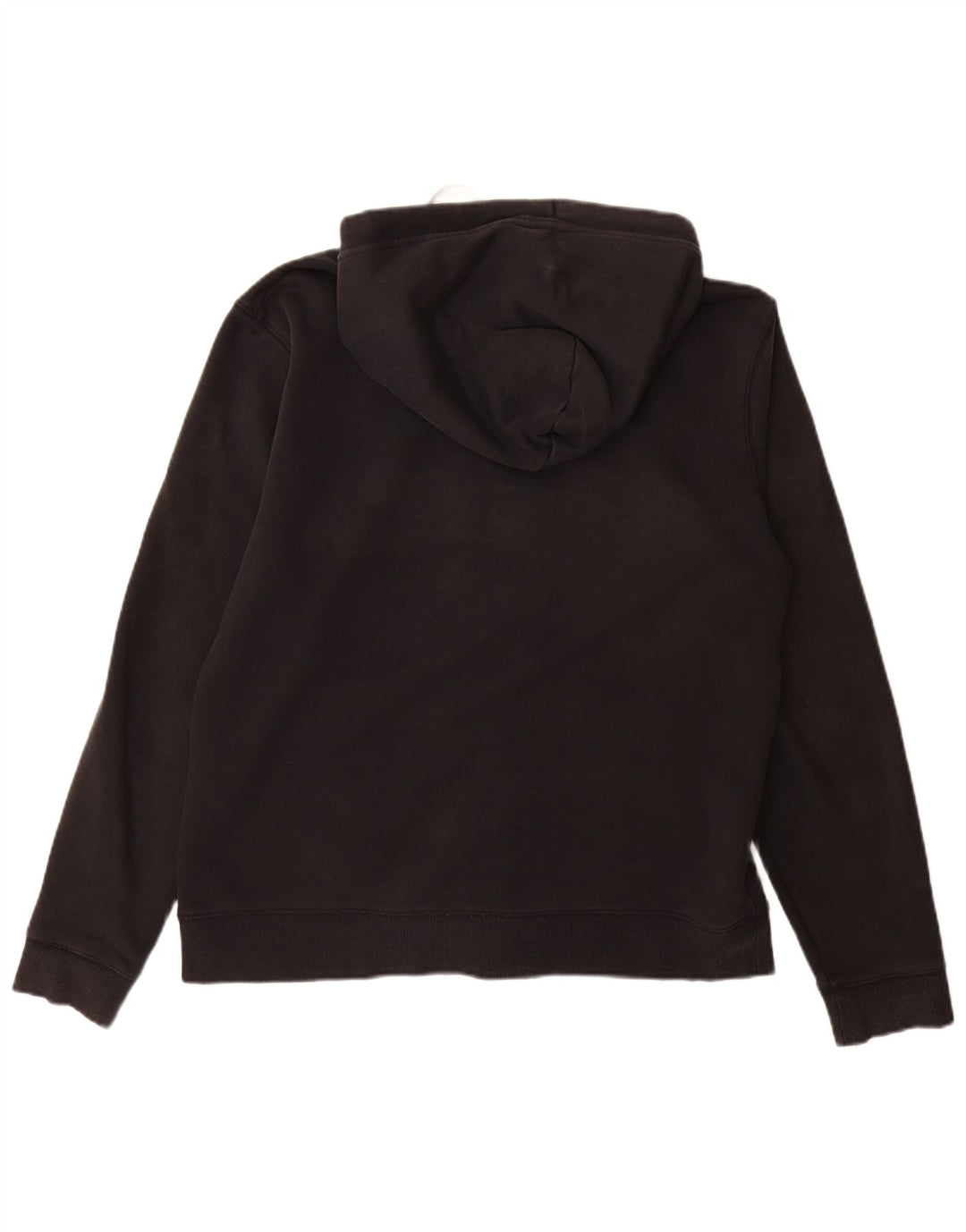 Maglione con cappuccio con zip grafica da uomo Jack Wills XL in cotone nero