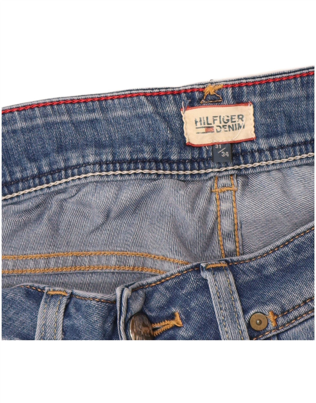 TOMMY HILFIGER Jeans bootcut da donna W31 L34 cotone blu