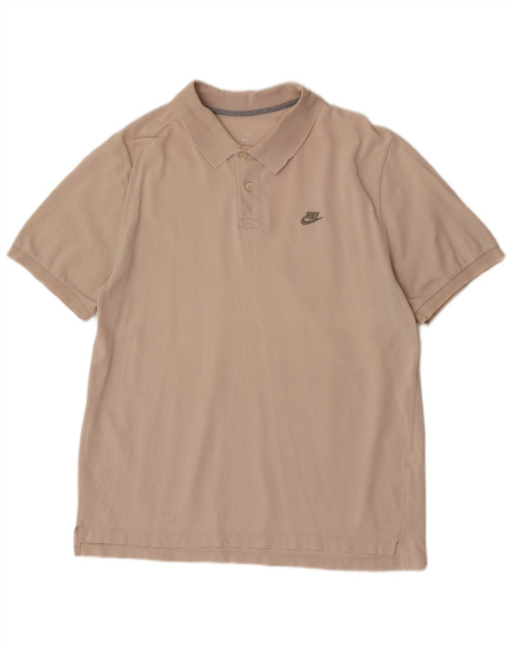 Polo Nike Uomo Large Beige