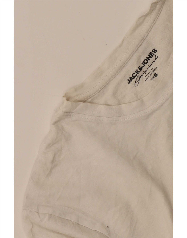 Jack & Jones T-shirt da uomo piccola bianca