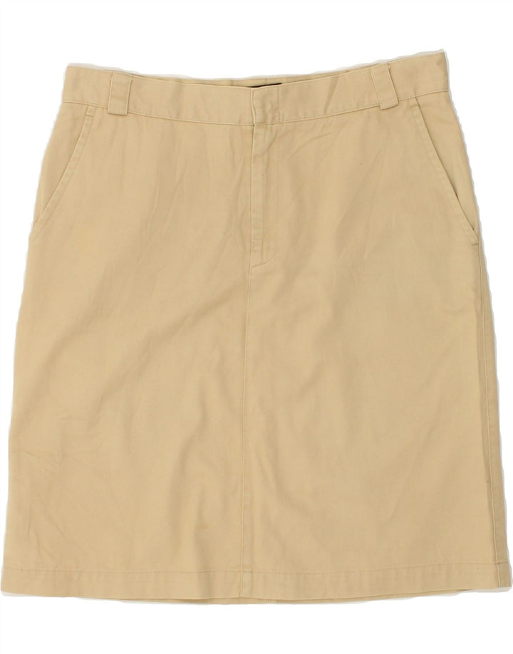 WOOLRICH Womens Straight Skirt W30 Medium Beige | Vintage Woolrich | Thrift | Second-Hand Woolrich | Used Clothing | Messina Hembry 