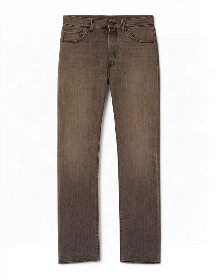 Jeans dritti Levi's 501 da donna W30 L32 cotone grigio