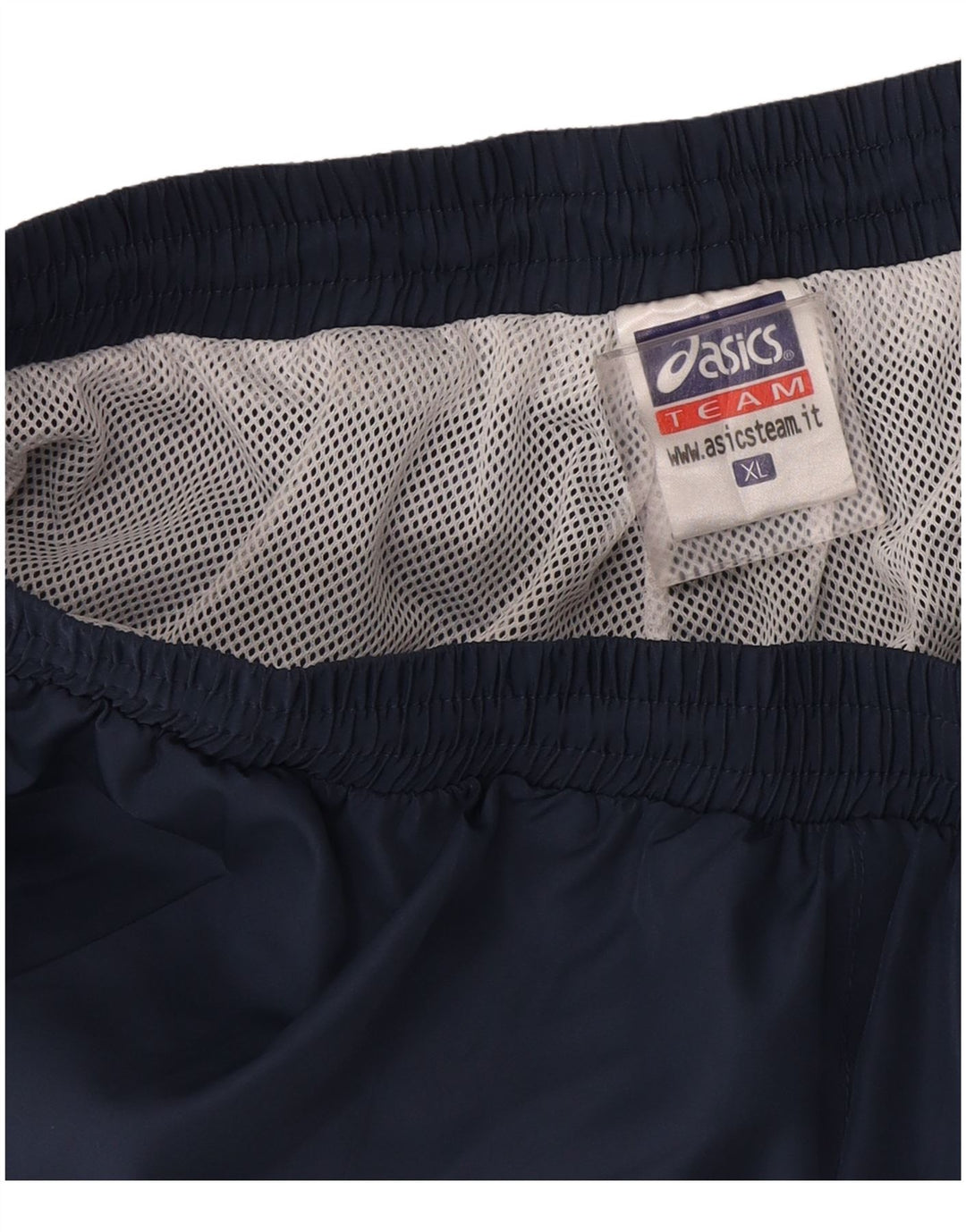 Pantaloni da tuta da uomo Asics XL in poliestere blu navy