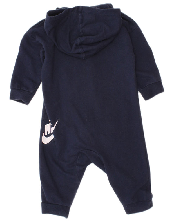 Tuta con cappuccio grafica Nike da neonato 6-9 mesi blu navy