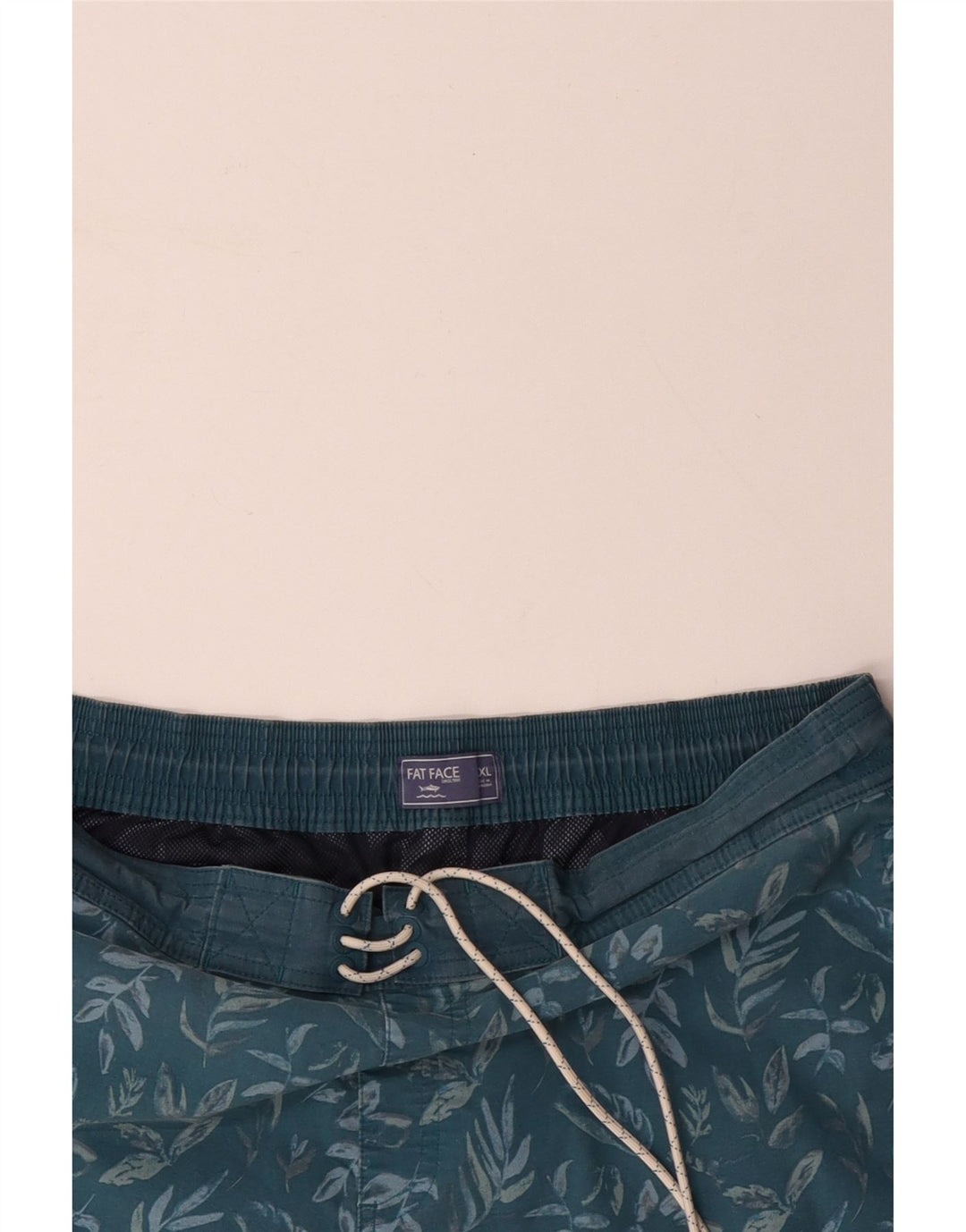 FAT FACE Pantaloncini da bagno da uomo XL Poliestere floreale blu