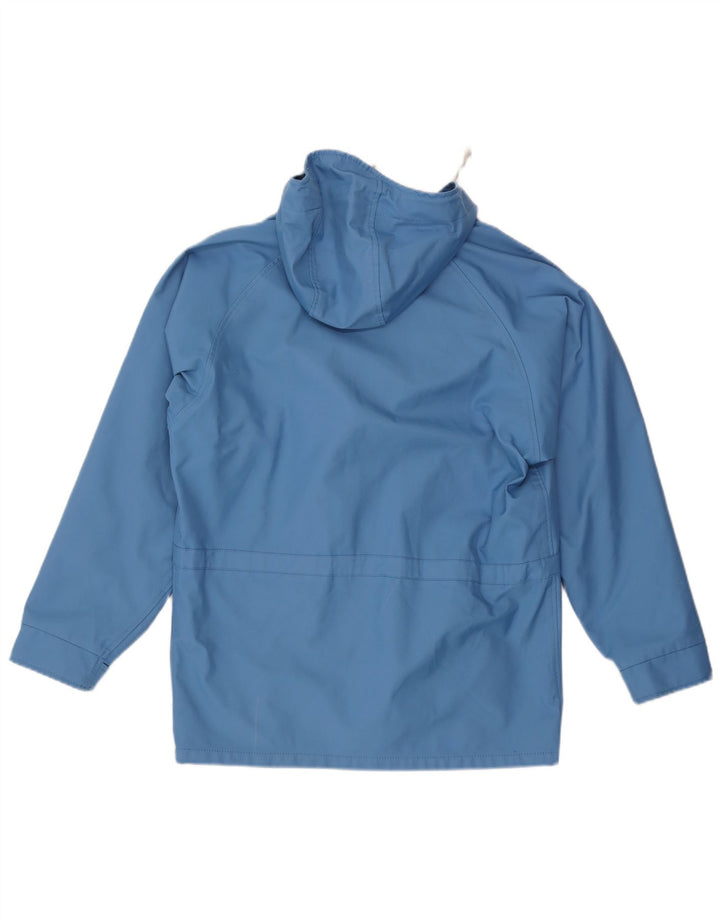 Giacca antipioggia da uomo Bailo Gore-Tex con cappuccio IT 46 Small Blu Poliammide Moderna