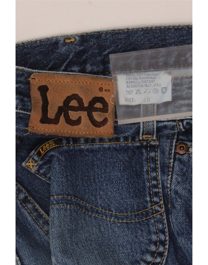Jeans dritti da donna Lee US 10 grandi W24 L28 cotone blu