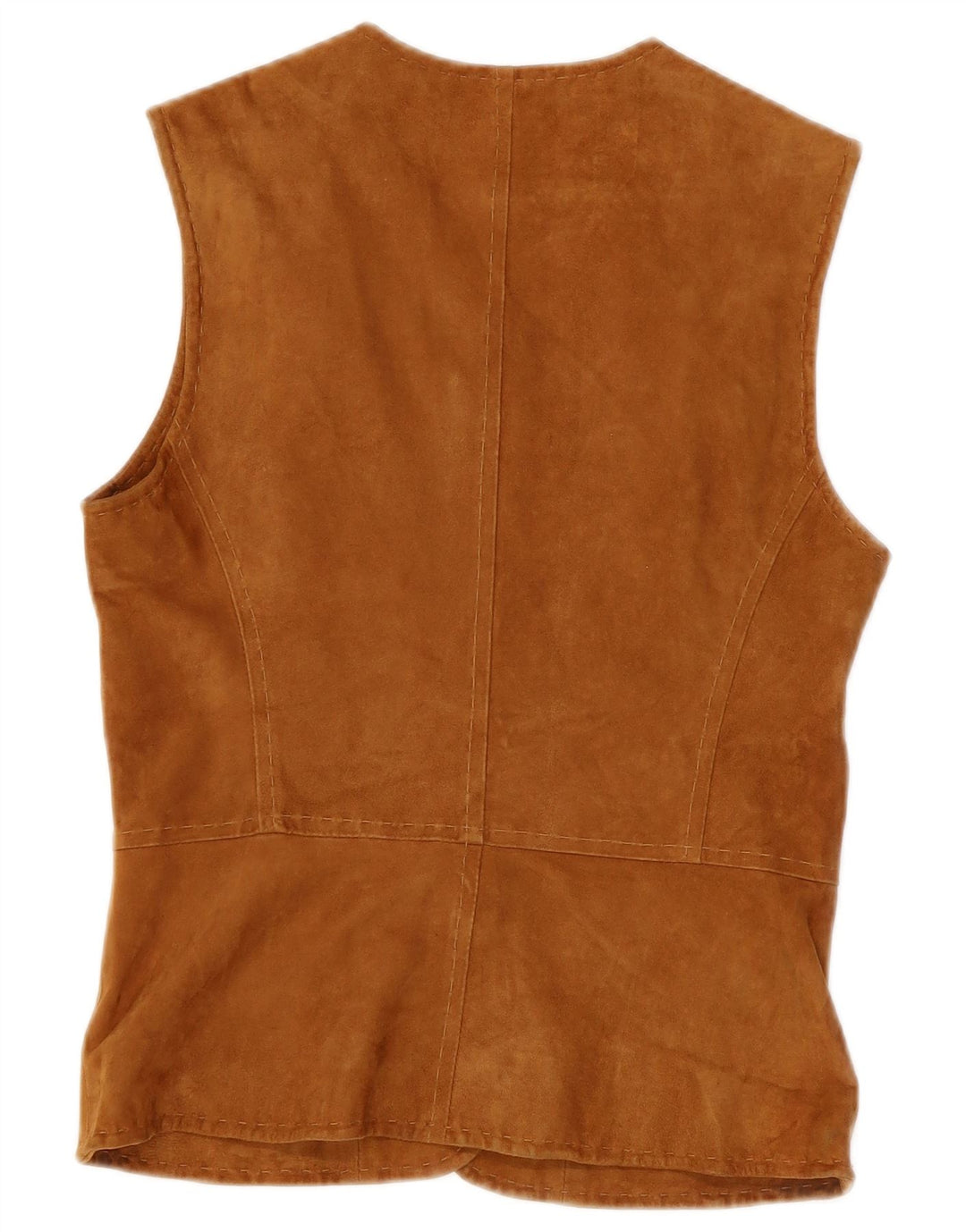 Gilet Donna Scamosciato Conbipel IT 42 Pelle Marrone Medio
