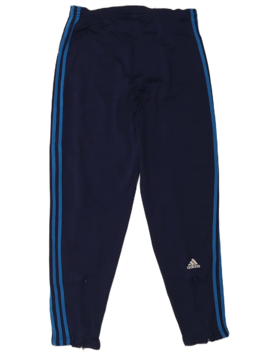 Pantaloni da tuta da uomo Adidas medi in poliestere blu navy