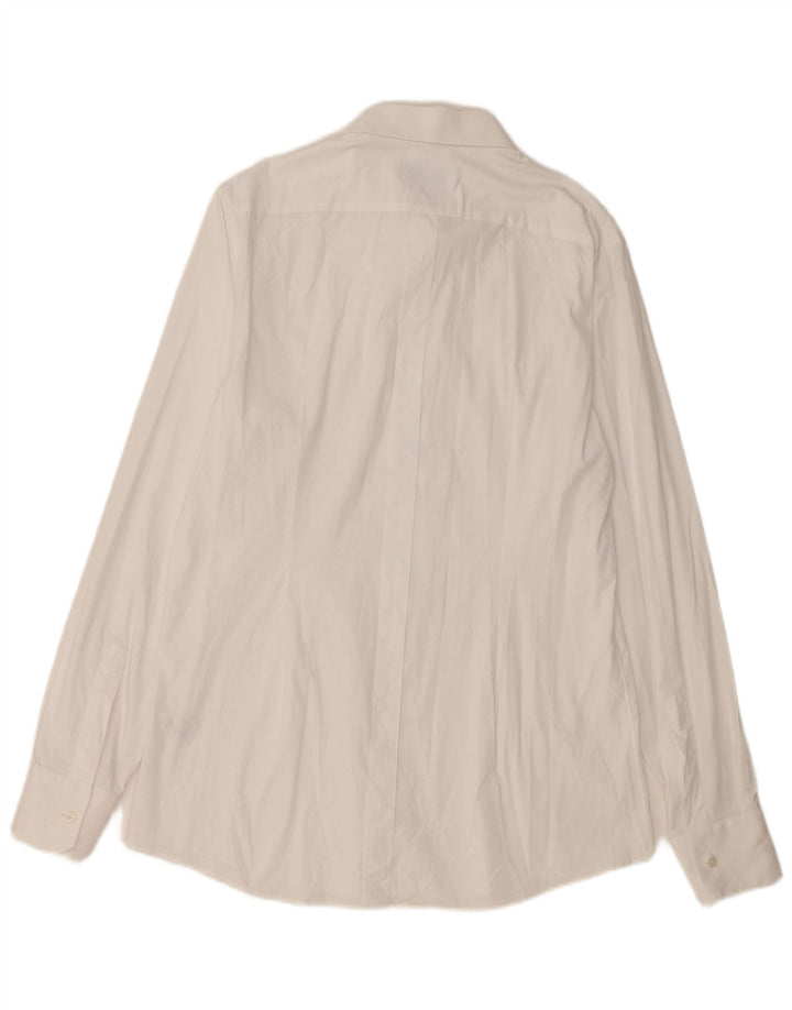 Camicia da donna Dolce & Gabbana taglia 42 16 1/2 grande cotone bianco
