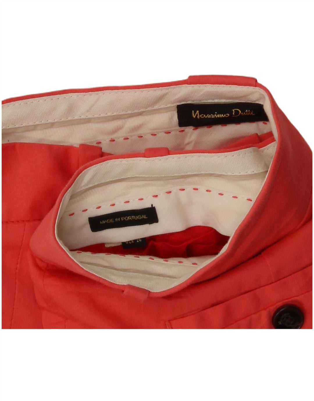 Pantaloni chino slim da uomo Massimo Dutti W26 L29 Rosa