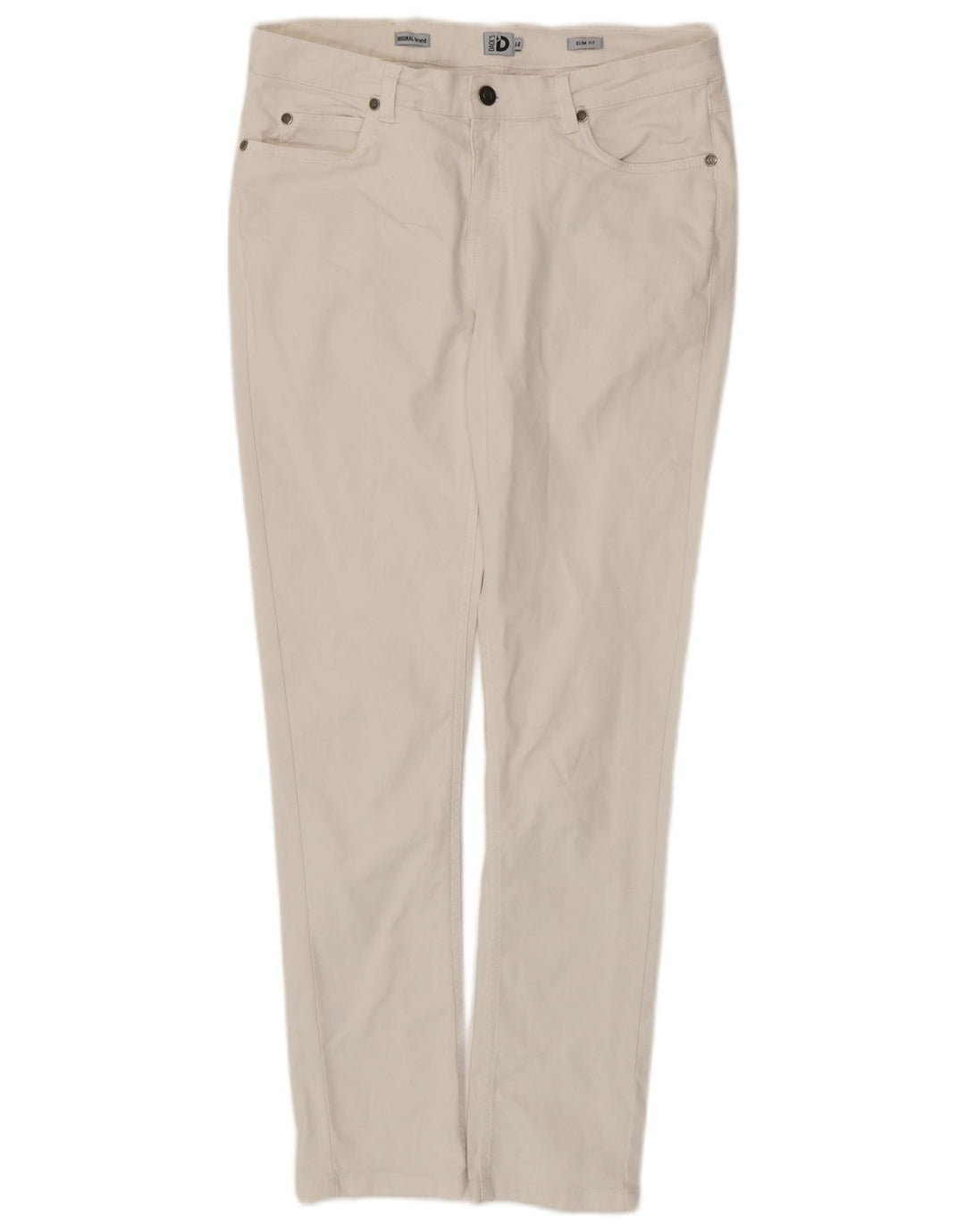 Jeans slim da donna DACK'S IT 44 medio W32 L28 cotone bianco