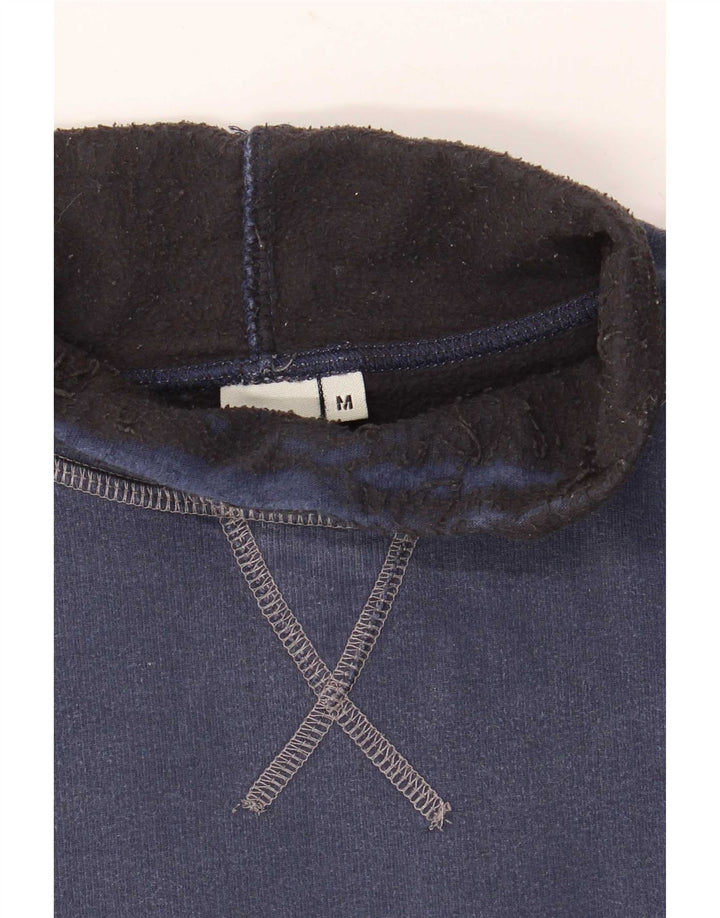 Top da uomo Fat Face a maniche lunghe in cotone blu navy medio