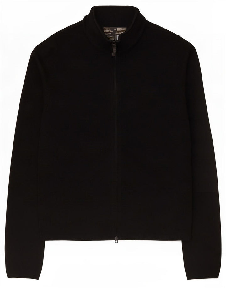 Maglione cardigan da donna Zara UK 12 Rayon nero medio