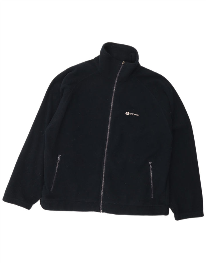 Giacca in pile da uomo Sprayway UK 42 XL Poliestere blu navy