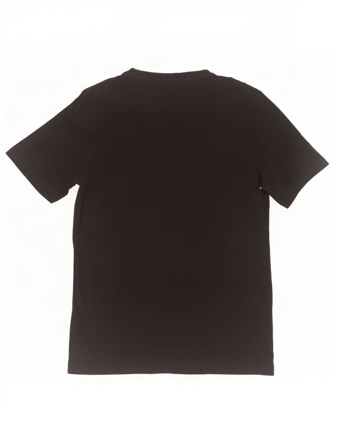 T-shirt grafica da uomo di Dack Top piccola in cotone nero