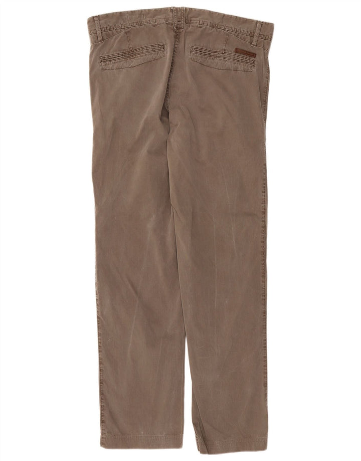Pantaloni chino invecchiati HUGO BOSS da uomo IT 48 medio W32 L31 marrone