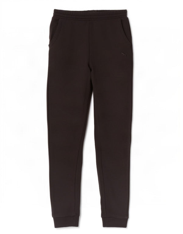 Pantaloni da tuta da donna Puma Joggers UK 8 Small Black Cotton