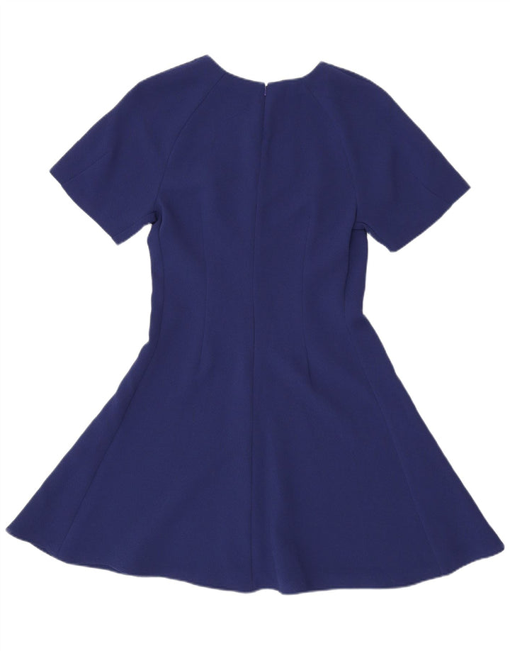 Abito a trapezio da donna WHISTLES UK 12 Medio poliestere blu navy