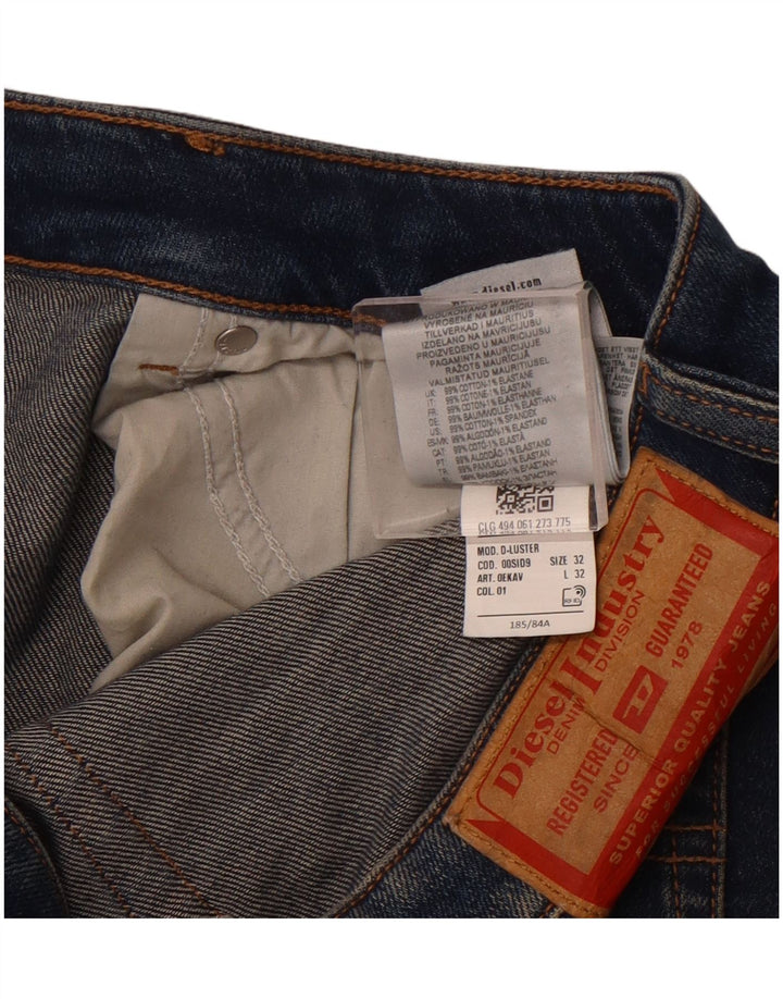 Jeans slim da uomo DIESEL W32 L32 in cotone blu navy