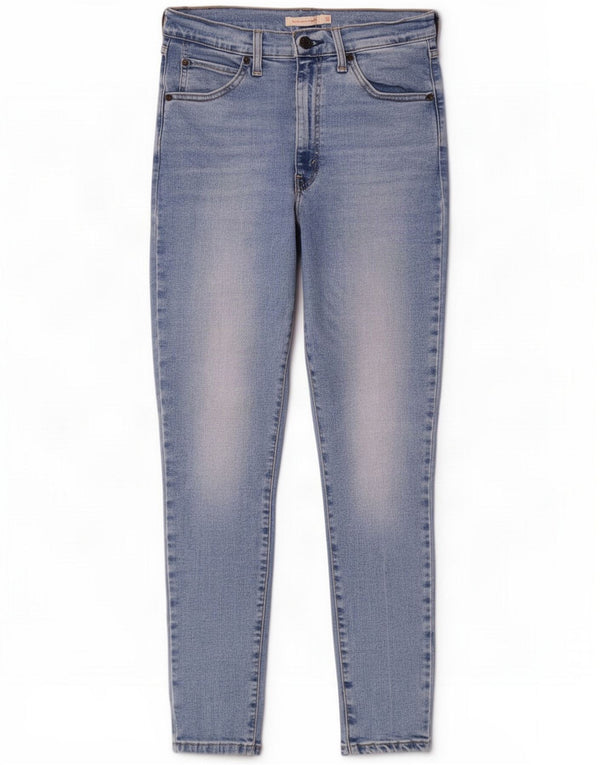 Jeans skinny a vita alta da donna Levi's W29 L28 in cotone blu retrò