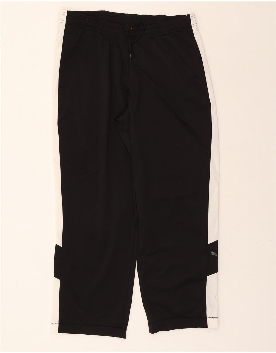 PUMA Mens Tracksuit Trousers XL Black Colourblock Polyester Vintage Puma and Second-Hand Puma from Messina Hembry 