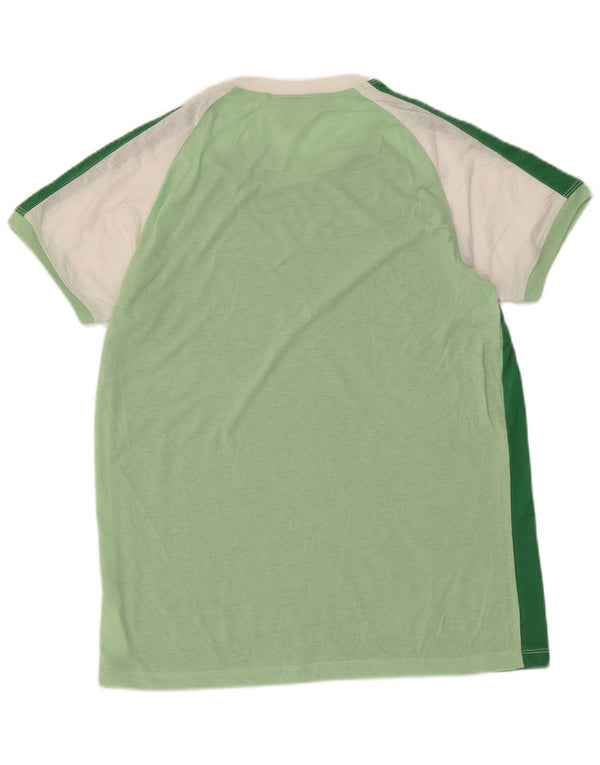 T-shirt grafica da donna Diesel Top UK 20 2XL Poliestere color block verde
