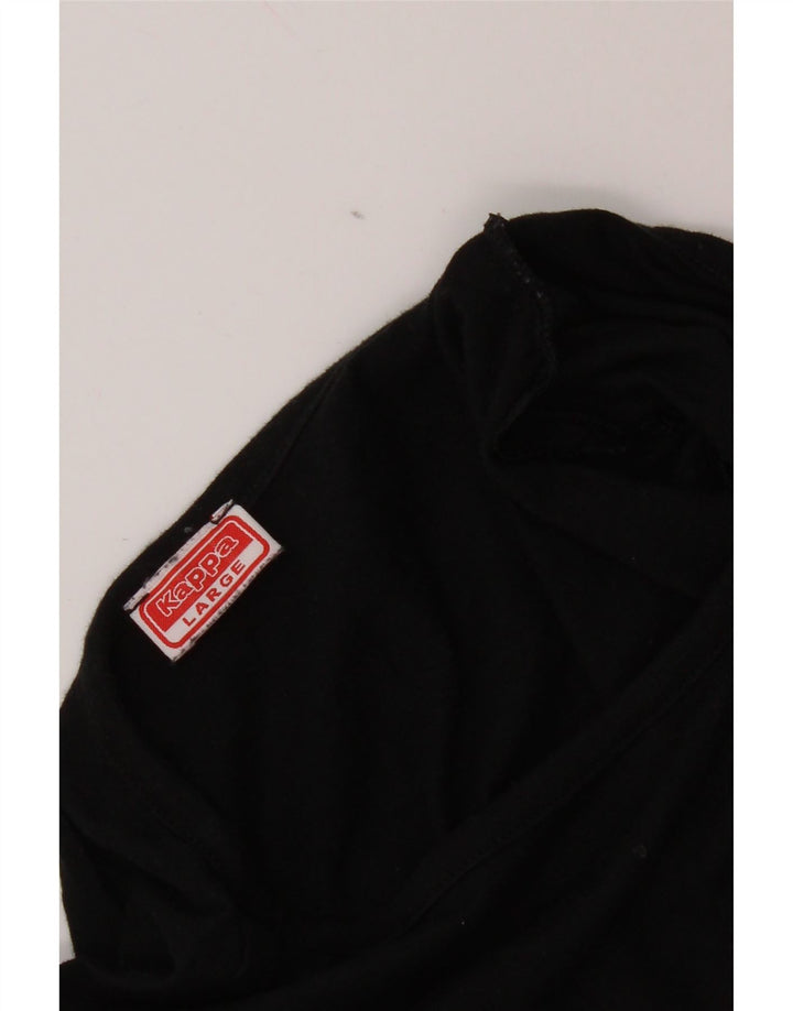 T-shirt grafica da uomo Kappa grande nera