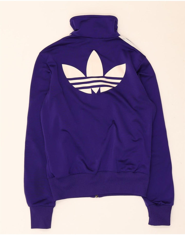 Giacca da ginnastica grafica da donna Adidas EU 36 piccola poliestere viola