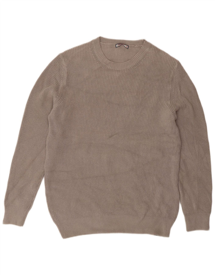 CARRERA Maglione Uomo Girocollo Cotone Grigio Medio