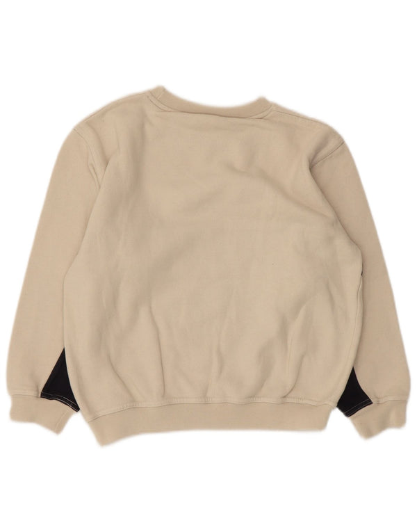 Felpa grafica Reebok per ragazzi, 10-11 anni, color block beige medio