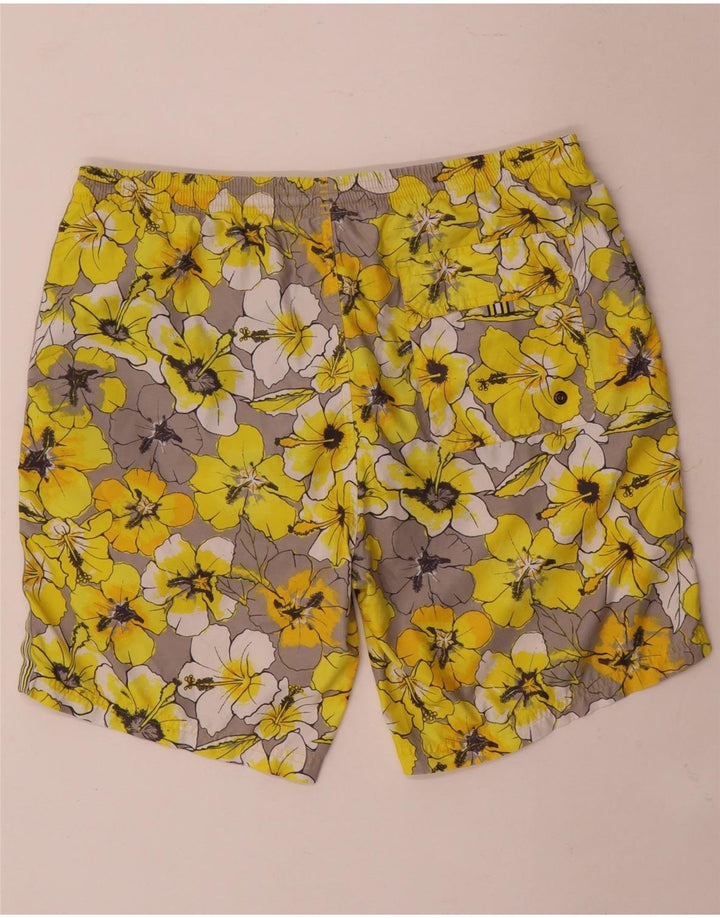 Pantaloncini da bagno da uomo Hugo Boss medi multicolore floreale