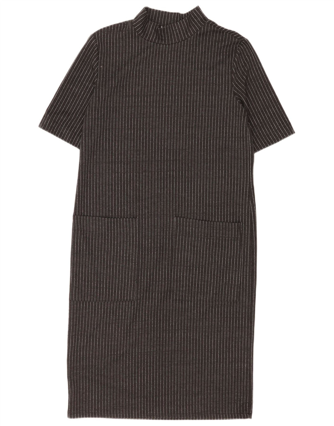 Abito a trapezio da donna Zara UK 10 piccolo gessato nero
