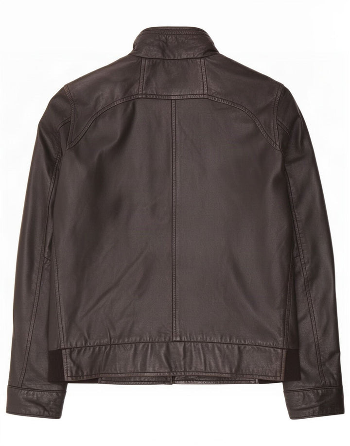 Conbipel Giacca bomber in pelle da donna IT 46 Large Nero
