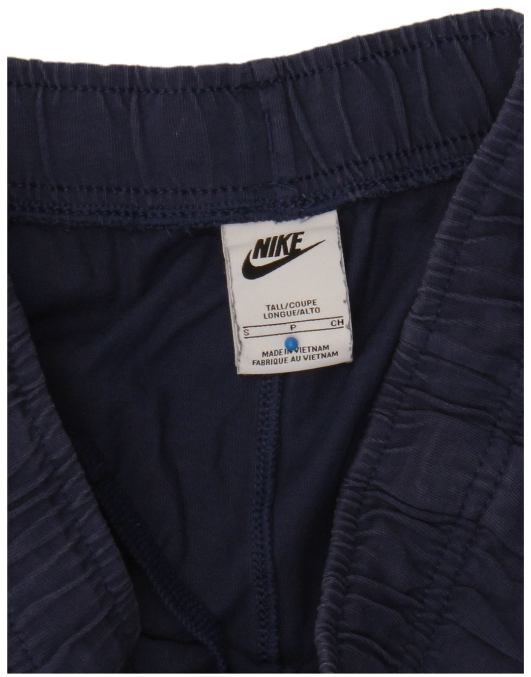 Pantaloncini sportivi da uomo NIKE piccoli in cotone blu navy