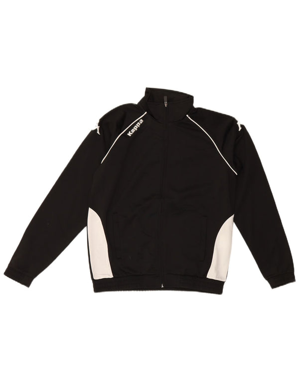 Giacca da tuta grafica da ragazzo Kappa 11-12 anni Colorblock nero