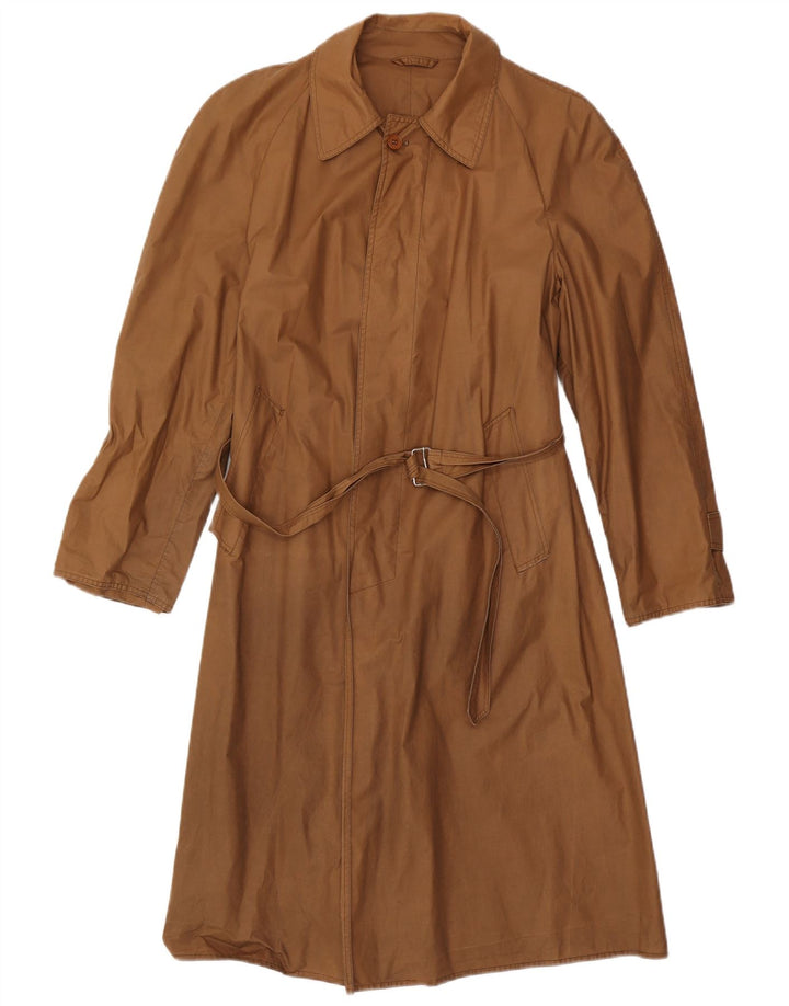 Trench Uomo Mafbo IT 46 Small Marrone Cotone
