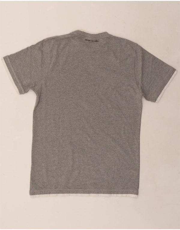 T-shirt grafica da uomo ANIMAL in cotone grigio medio
