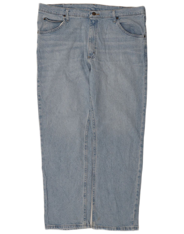Jeans dritti da uomo Wrangler W38 L30 cotone blu