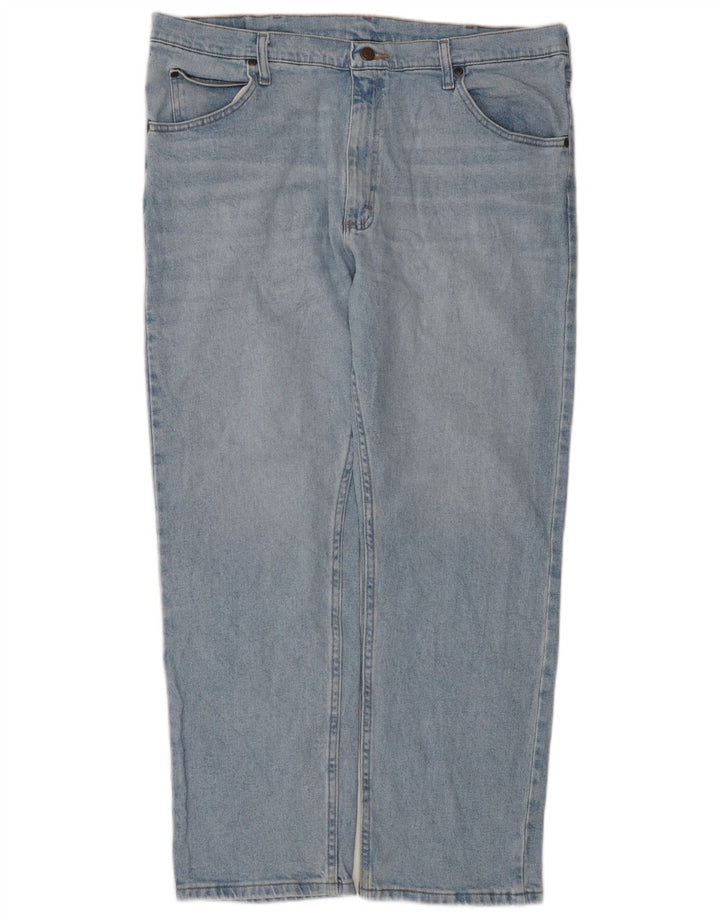 Jeans dritti da uomo Wrangler W38 L30 cotone blu