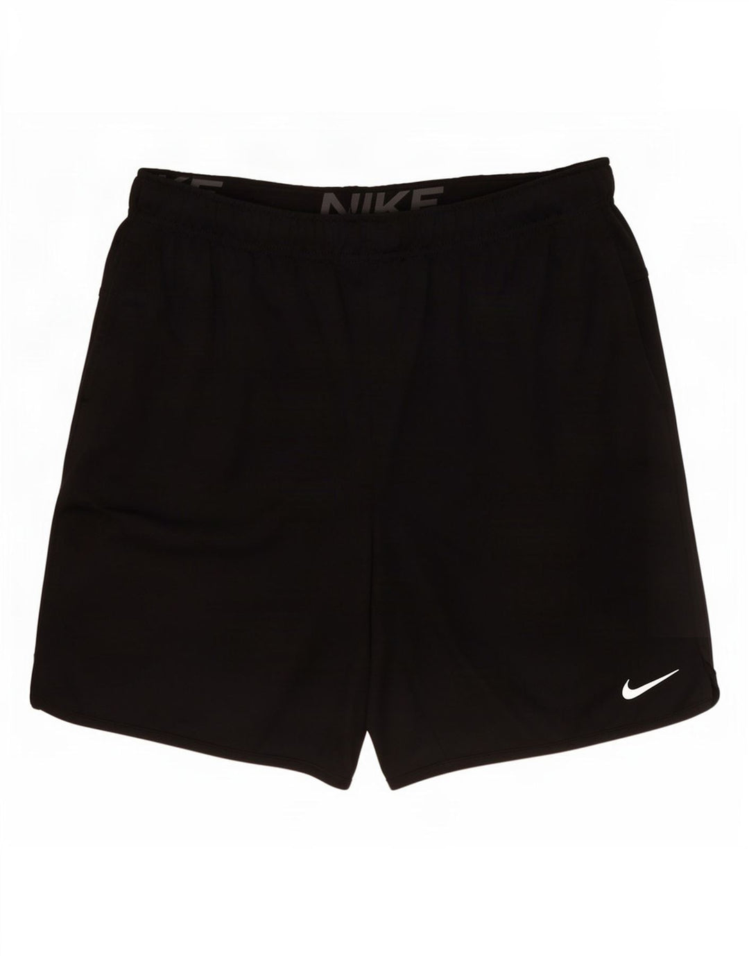Pantaloncini sportivi Nike Dri Fit da uomo, grandi, in poliestere nero