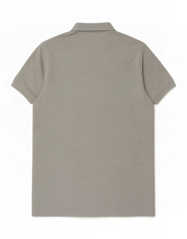 Polo slim fit da uomo Tommy Hilfiger color grigio medio